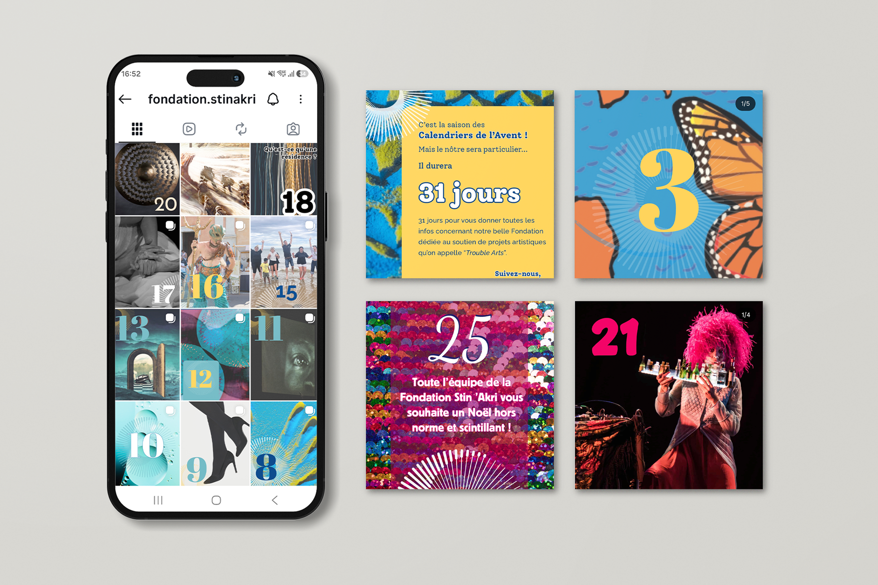 Calendrier de l’Avent digital – Fondation Stin’Akri