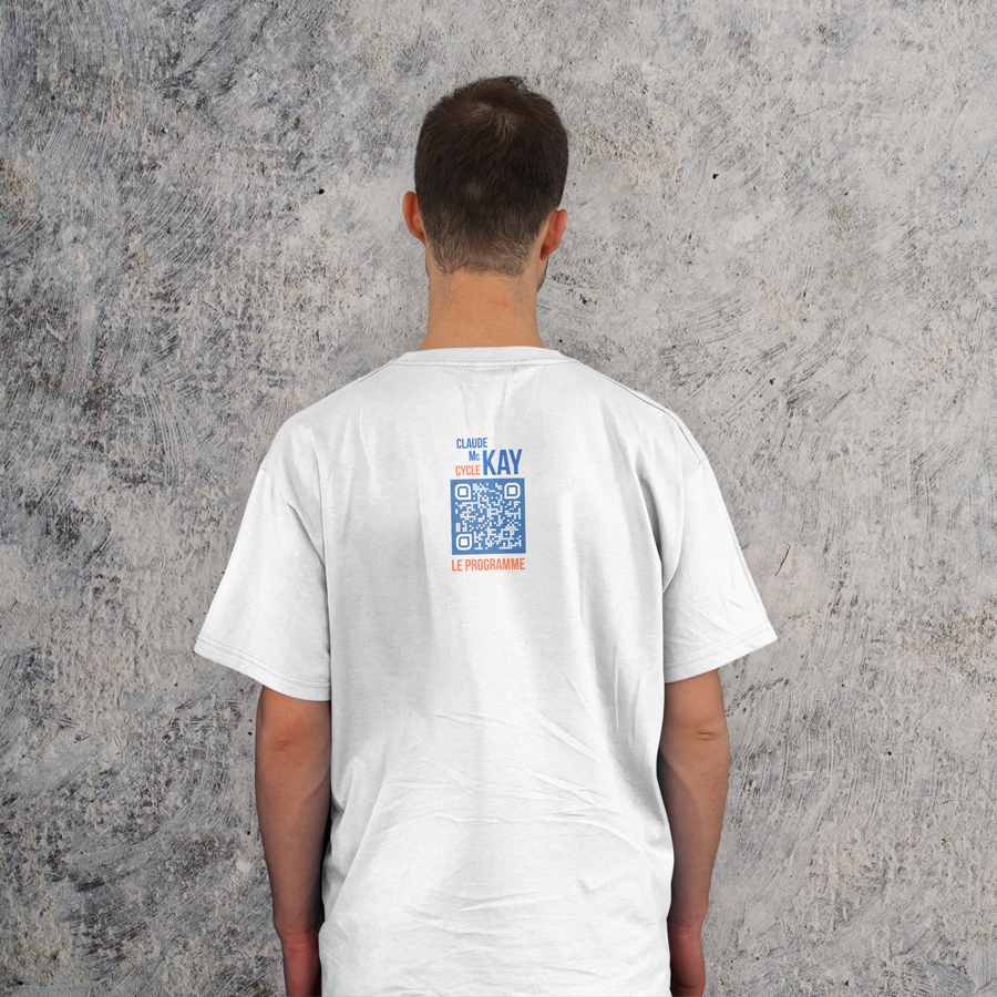 T-shirt du cycle Claude McKay, vue de dos